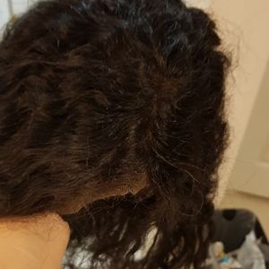 Curly kinki wig human hair